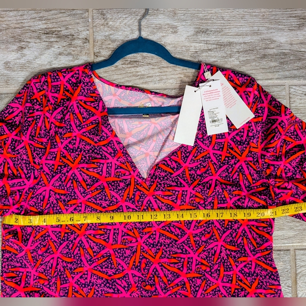NWT XL Lilly Pulitzer Johanna long Sleeve Cover-up. - Picture 3 of 4